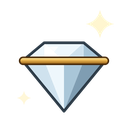 Diamond donator icon